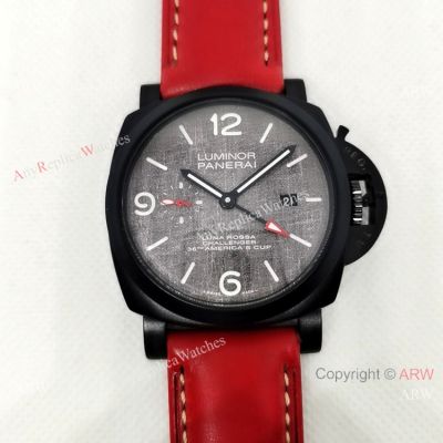 Panerai Luminor Luna Rossa GMT Automatic Grey Dial Watch PAM01036